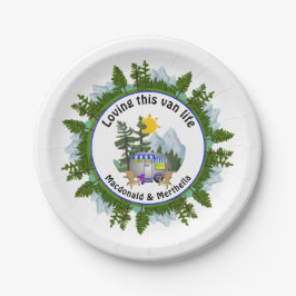 LOVING DIT BUSJE LEVEN gepersonaliseerde caravan c Papieren Bordje