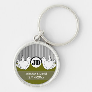 Loving Doves Valentijnsdag Sleutelhangers