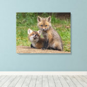 Loving Eyes Canvas Afdruk (Insitu (Houten vloer))