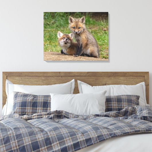 Loving Eyes Canvas Afdruk (Insitu (Slaapkamer))