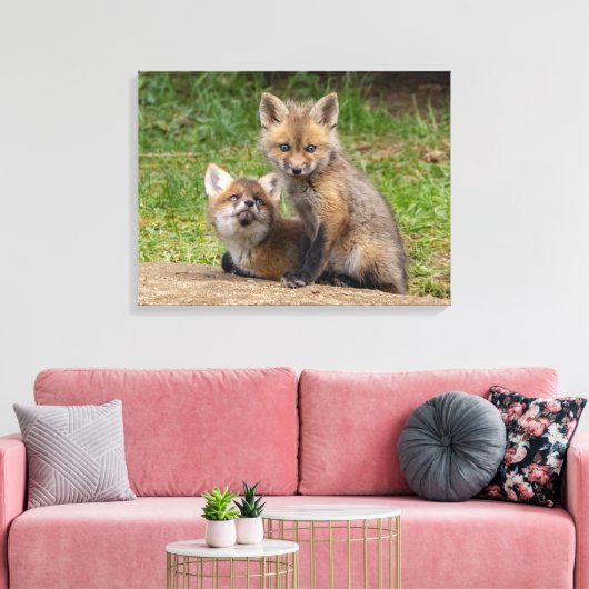 Loving Eyes Canvas Afdruk (Insitu (Woonkamer))