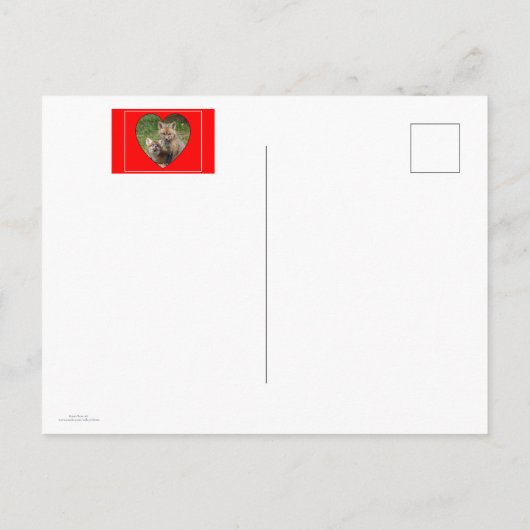 Loving Eyes Valentijn Briefkaart (Achterkant)