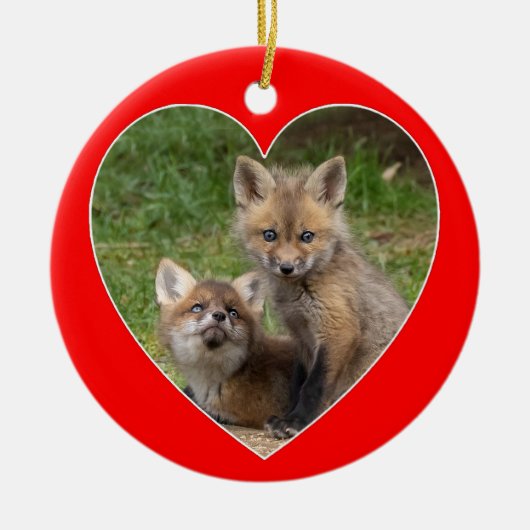 Loving Eyes Valentijn Keramisch Ornament (Voorkant)