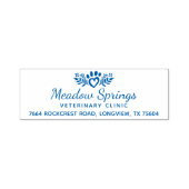 Loving Floral & Foliage Pet Paw Company Zelfinktende Stempel (Design)