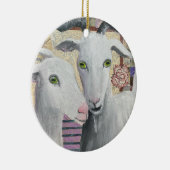 Loving Goats keramisch ornament (Rechts)