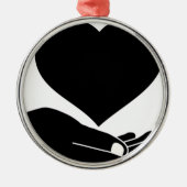 Loving Hand Metalen Ornament (Voorkant)