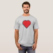 Loving Heart Design T-shirt (Voorkant volledig)