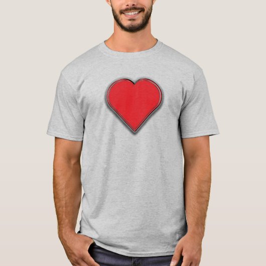 Loving Heart Design T-shirt (Voorkant)