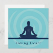 Loving Heart – Quiet Intention Art Card Feestdagenkaart (Voorkant / Achterkant)