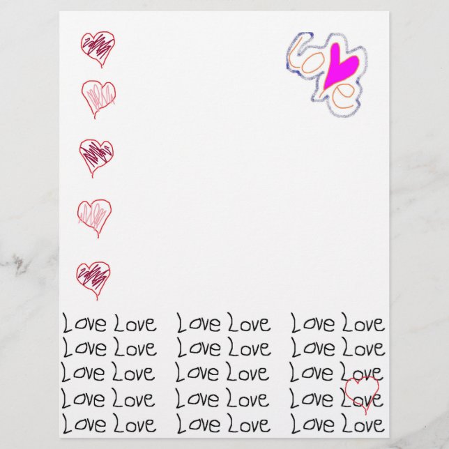 Loving Hearts Book van Schaduwpagina's (Voorkant)