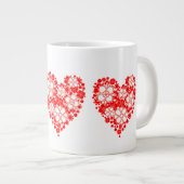 Loving Hearts Giant Coffee Mok (Voorkant rechts)