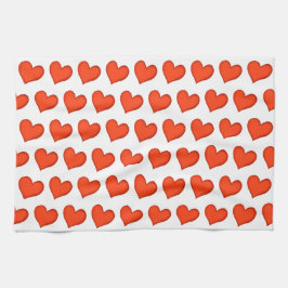 Loving Hearts Keukenhanddoek