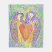 Loving Kind Guardian Angels Cozy Fleece Blanket Deken (Voorkant)