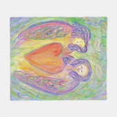 Loving Kind Guardian Angels Cozy Fleece Blanket Deken (Voorkant (Horizontaal))