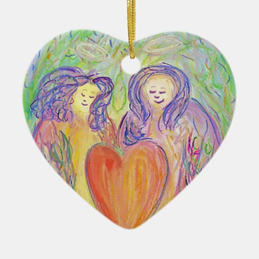 Loving Kind Guardian Angels Holiday Gift Ornament (Voorkant)