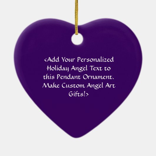 Loving Kind Guardian Angels Holiday Gift Ornament (Achterkant)