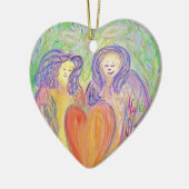 Loving Kind Guardian Angels Holiday Gift Ornament (Links)