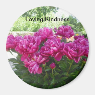 Loving Kindness Peony Magnet