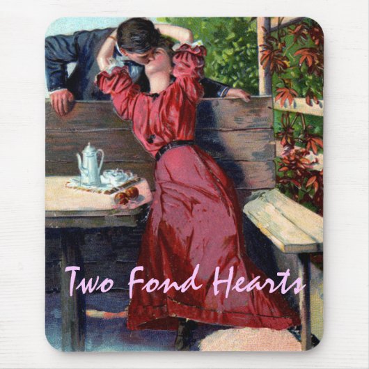 Loving Kiss Mousepad Muismat (Voorkant)