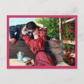 Loving Kiss Valentijn Briefkaart (Voorkant)