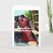 Loving Kiss Valentijn Kaart (Achterkant)