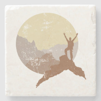 Loving Life Mountain Hiking Onderzetter