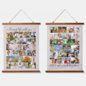 Loving Life Together 48 Photo Masonry Grid Beige Hangend Wandkleed (Dubbel)