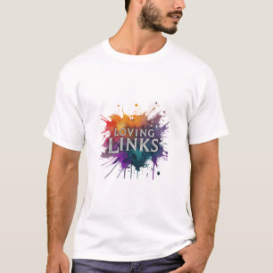 "Loving Links" heeft een charmant t-shirt ontwerp