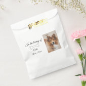 Loving Memorial Keepsake Funeral Voeg huisdier naa Bedankzakje (Gezegeld)