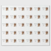 Loving Memorial Keepsake Funeral Voeg huisdier naa Cadeaupapier (Vlak)