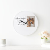 Loving Memorial Keepsake Funeral Voeg huisdier naa Grote Klok (Huis)