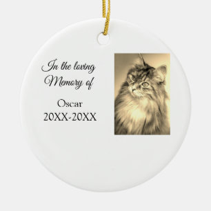 Loving Memorial Keepsake Funeral Voeg huisdier naa Keramisch Ornament