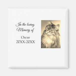 Loving Memorial Keepsake Funeral Voeg huisdier naa Magneet