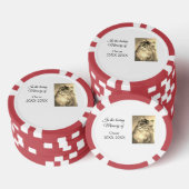 Loving Memorial Keepsake Funeral Voeg huisdier naa Poker Chips (Opstapeling)