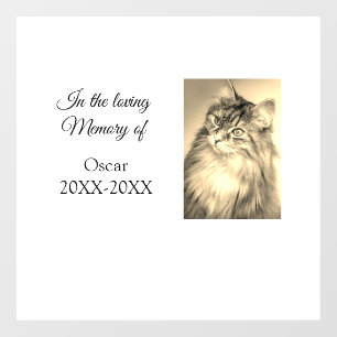 Loving Memorial Keepsake Funeral Voeg huisdier naa Raamsticker
