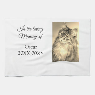 Loving Memorial Keepsake Funeral Voeg huisdier naa Theedoek