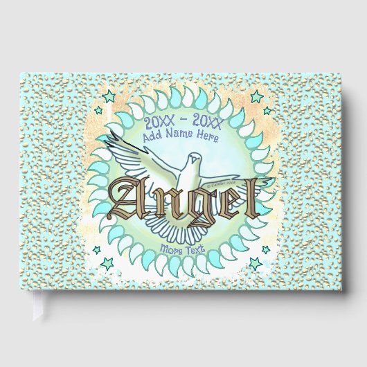 Loving Memory Angel Memorial gastenboek (Voorkant)