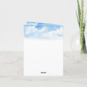 Loving Memory Celebration Memorial Foto Dank u Notitiekaartje (Achterkant)