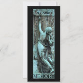 Loving Memory Funerary Art 3 Viering van het leven Kaart (Voorkant)