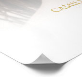 Loving Memory Gold Wedding Reserved Seat Loved One Poster (Hoek)