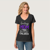 Loving Mom From Wonderful Children   Mom T-shirt (Voorkant volledig)