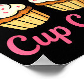 Loving My New Cup Cakes - Funny Cosmetic Surgery H Poster (Hoek)