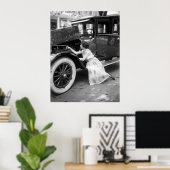 Loving My Old Car, 1920s Poster (Thuiskantoor)
