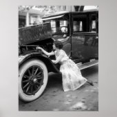 Loving My Old Car, 1920s Poster (Voorkant)