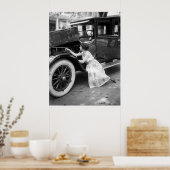 Loving My Old Car, 1920s Poster (Keuken)