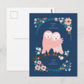 Loving Owls Kaart (Voorkant / Achterkant)