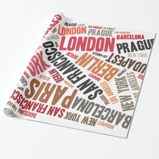 Loving reizend cadeaupapier (Uitgerold)