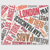 Loving reizend cadeaupapier (Vlak)