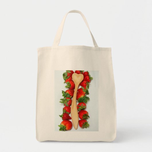 Loving Spoonful Grocery Bag Tote Bag (Voorkant)