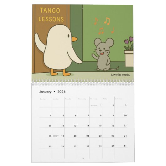 Loving Tango Kalender (Jan 2026)